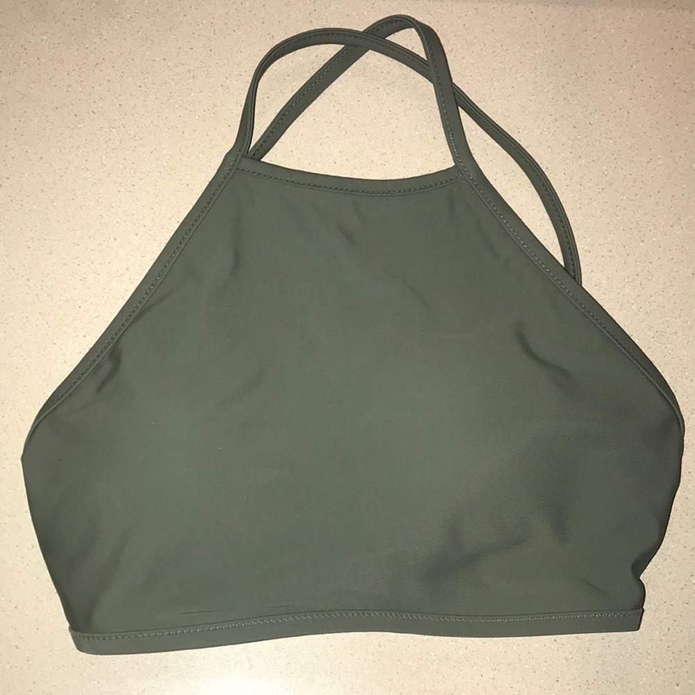 Aerie High Neck Bikini Top